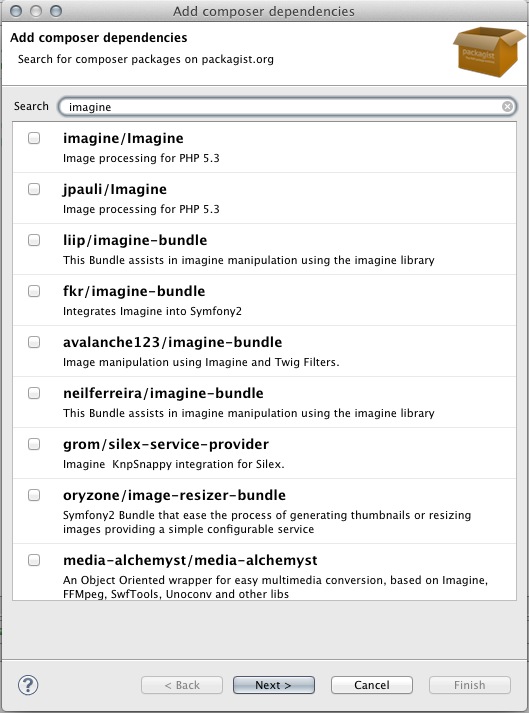 eclipse pdt composer require dependency