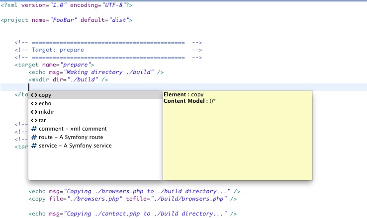 eclipse pdt composer require dependency